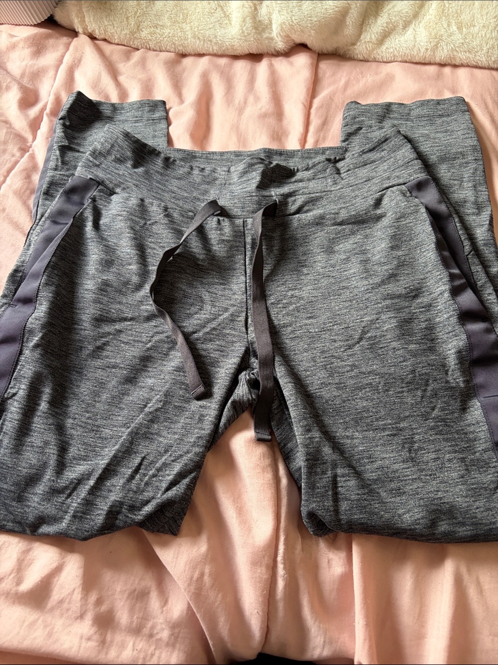 Athleta Heather Charcoal High-Waist Performance Leggings